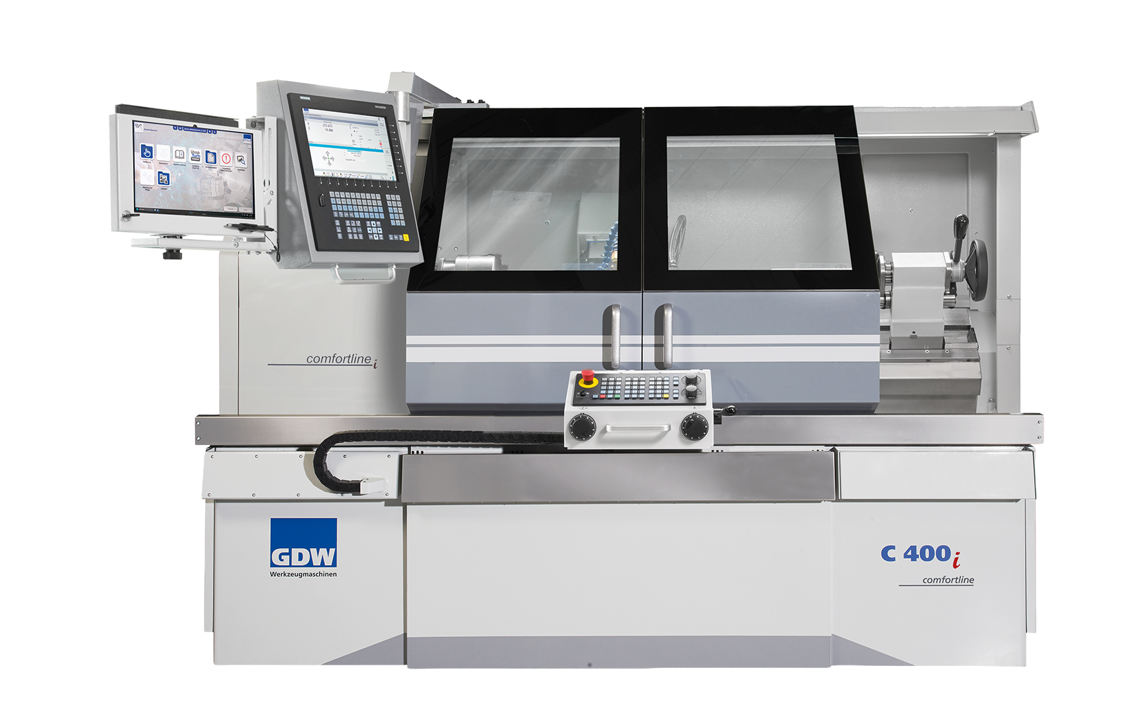 GDW comfortline C400i Drehmaschine mit Schrägbett für die Ausbildung