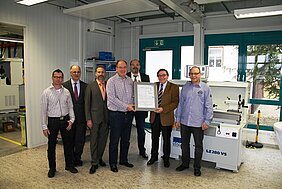 GDW Maschinenübergabe GDW Werkzeugmaschine
